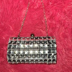 Crystaled Jewel Clutch